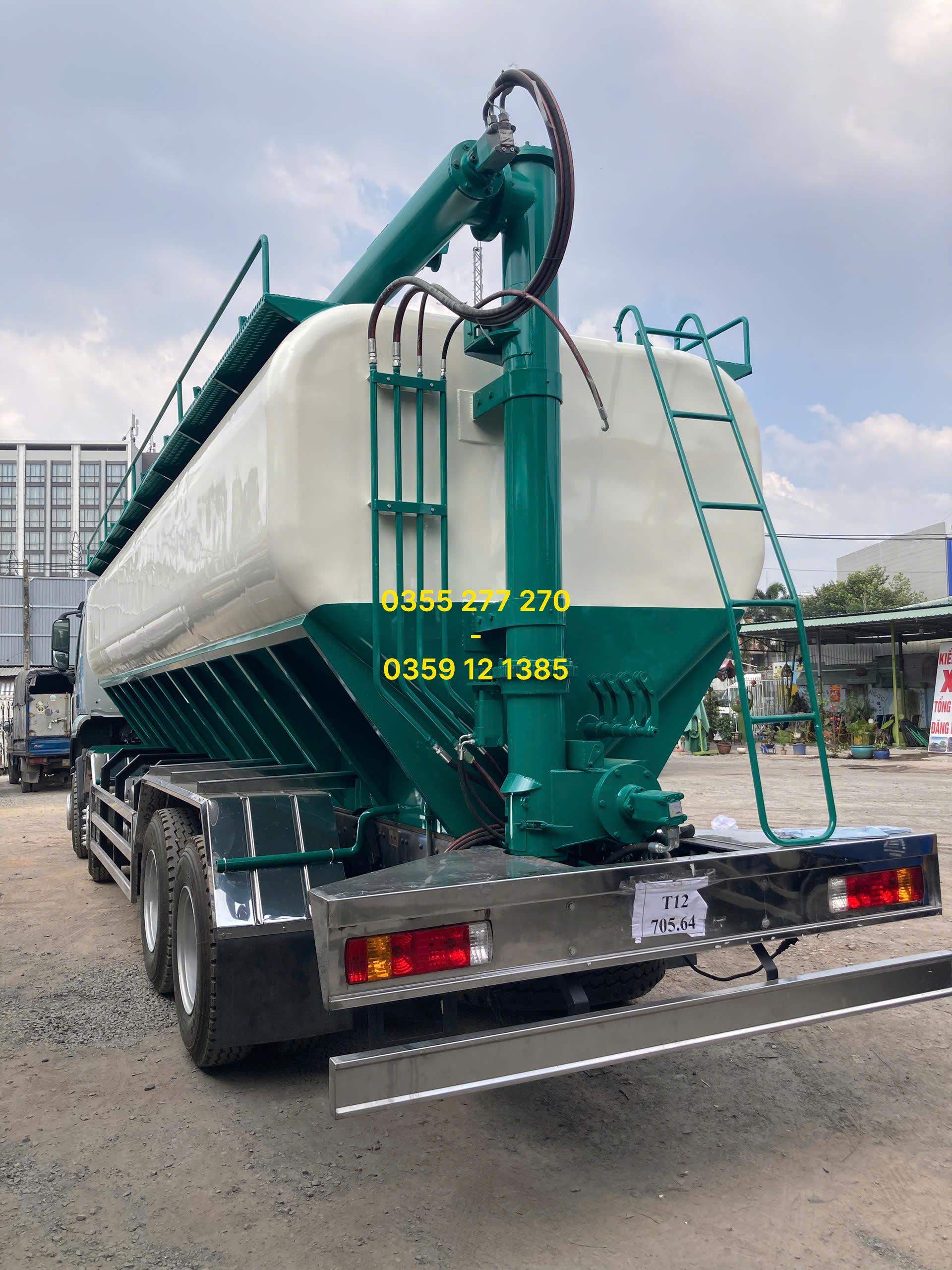 Hoán cải rơ mooc Sài Gòn'Xe Bồn Chở Cám Sài Gòn