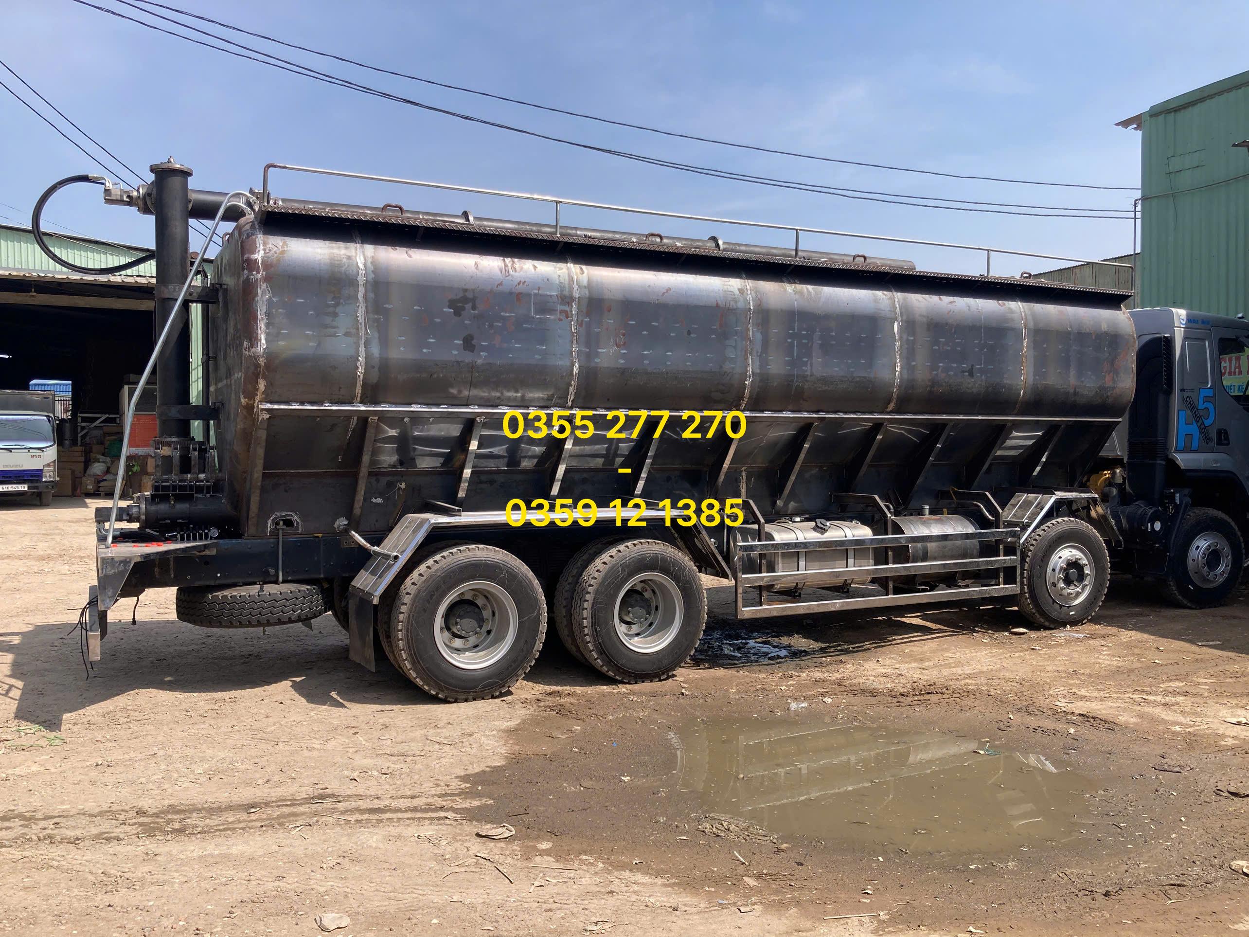 Hoán cải rơ mooc Sài Gòn,Xe Bồn Chở Cám Sài Gòn