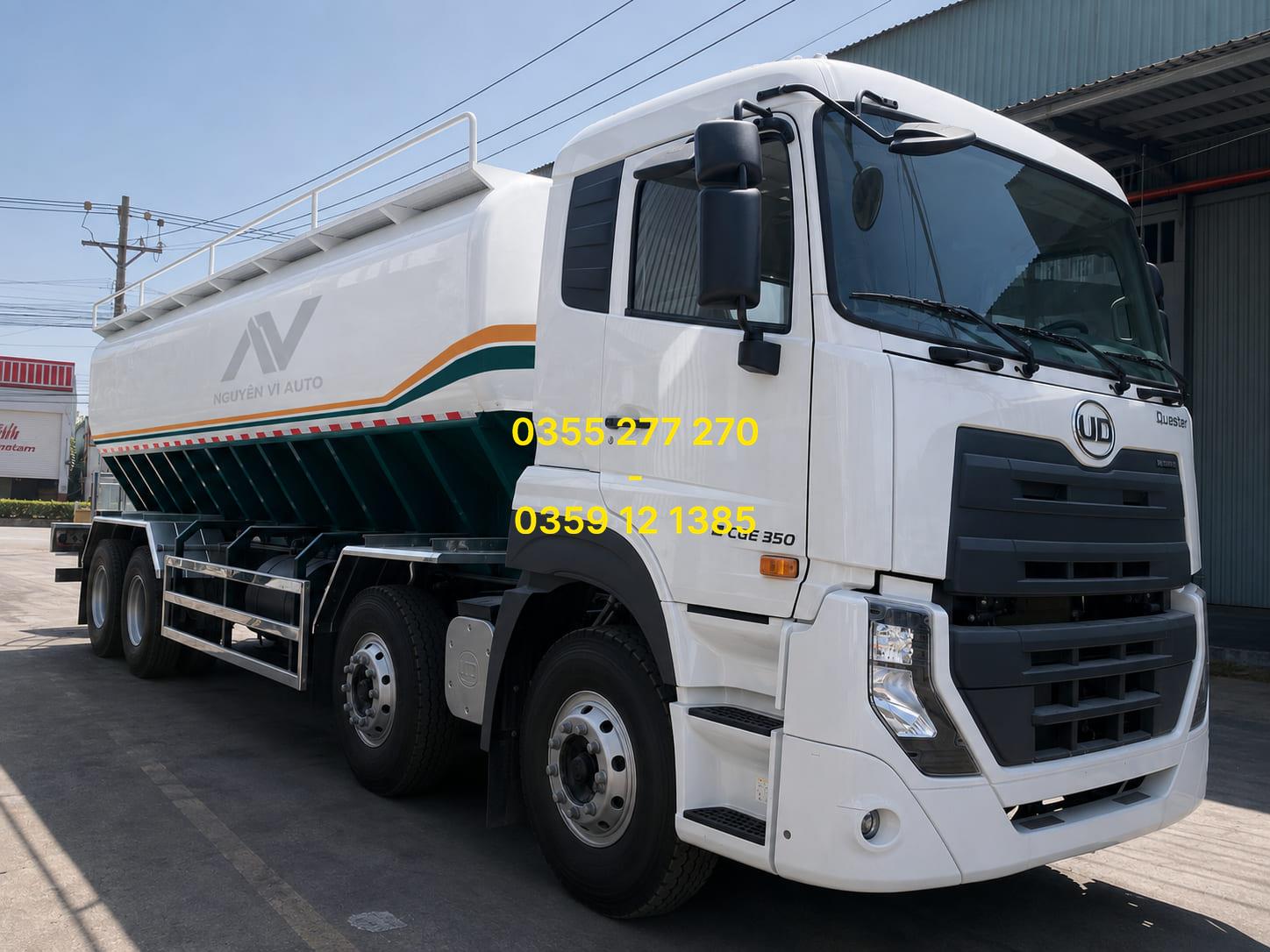 xe bồn chở cám HCM