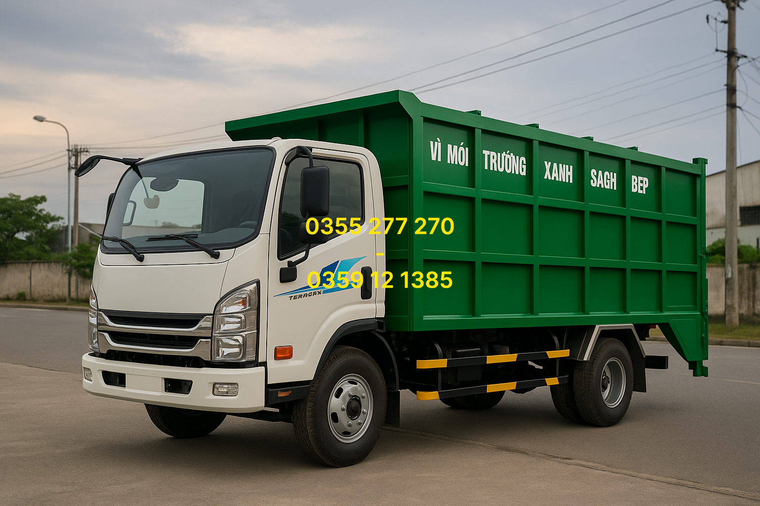Xe chở rác TERA240' Xe chở rác inox 430' Xe chở rác có bửng nâng' Xe TERA240 máy ISUZU ga cơ' Xe chở rác Daehan Motor Hàn Quốc' Xe chở rác 2T4' Xe chở rác hoán cải từ xe tải' Xe chở rác tiết kiệm nhiên liệu' Xe chở rác bền bỉ giá rẻ' Xe chở rác thùng inox chống ăn mòn' Xe chở rác thủy lực 8 tấn' Xe chở rác tuân thủ Thông tư 53/2024' Xe chở rác thùng 10 khối' Xe chở rác hỗ trợ đăng kiểm' Xe chở rác giá rẻ TP.HCM' Xe chở rác chất lượng cao miền Nam' Xe chở rác TERA240 bửng nâng thủy lực' Xe chở rác công nghệ Hàn Quốc' Xe chở rác bền đẹp chi phí thấp' Xe chở rác Nguyên Vĩ Auto'